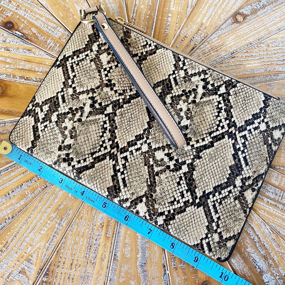 EUC A New Day Snake Faux Leather Wristlet - Picture 4 of 5